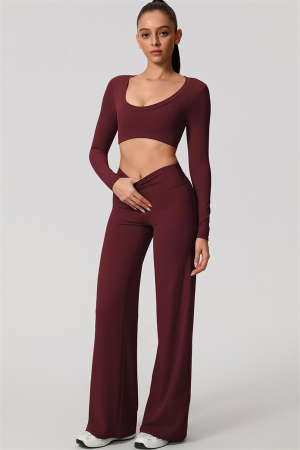 Long Sleeve Crop Top