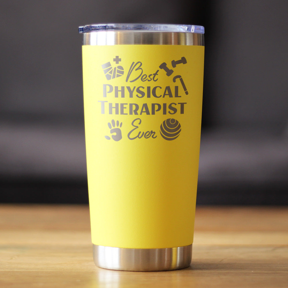 Best Physical Therapist - Insulated Coffee Tumbler Cup with Sliding Lid