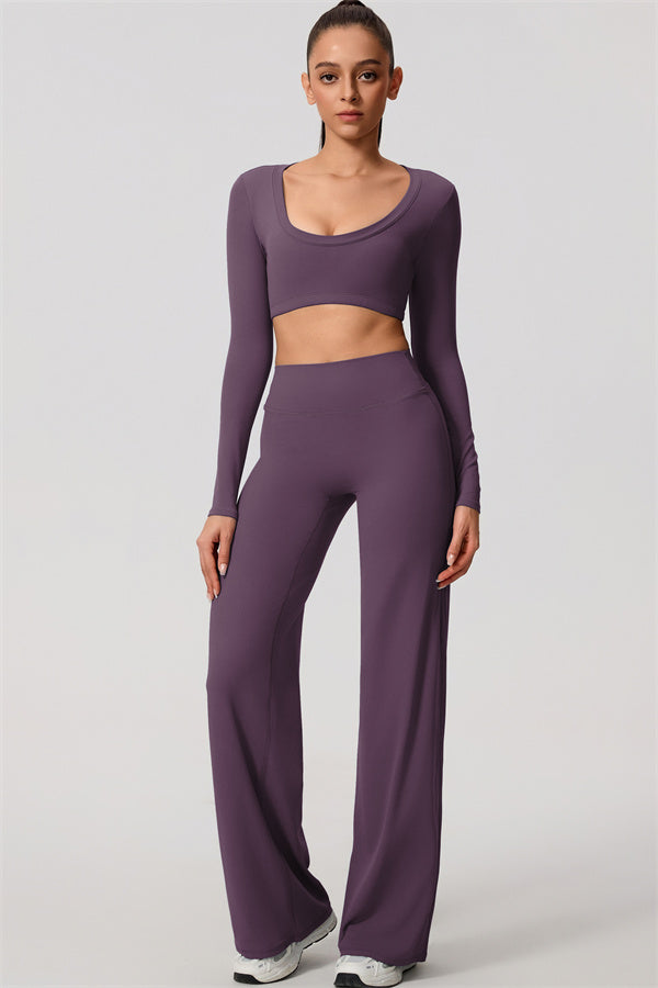 Long Sleeve Crop Top