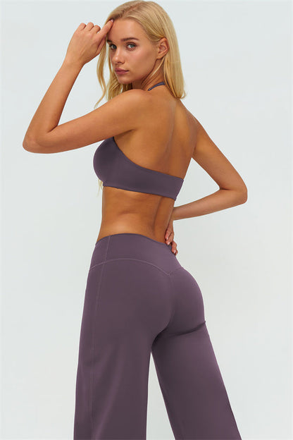 Sports Bra + New Straight Leg Pants 2-Piece Set