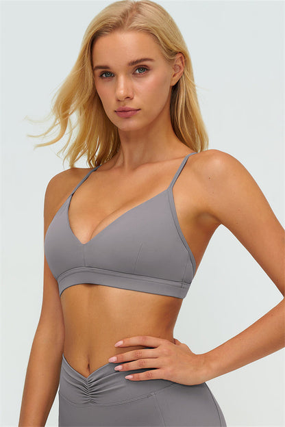 Y-Back Sports Bra Shorts 2-Piece Set