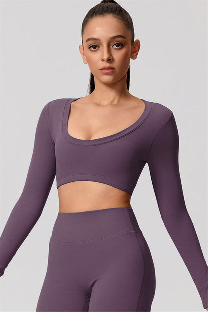 Long Sleeve Crop Top