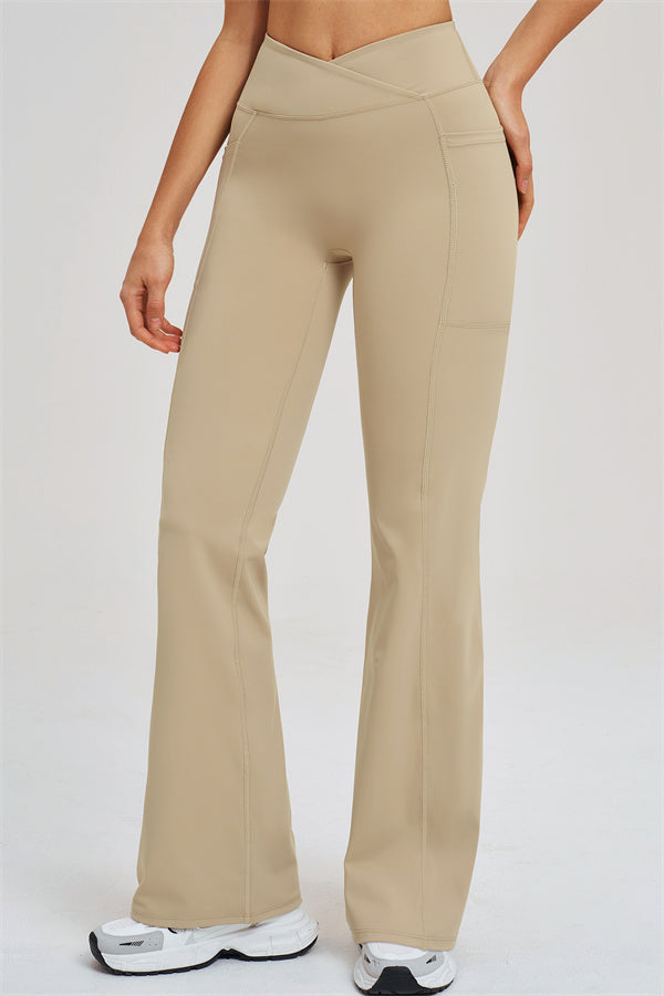 Zip Jacket + Flared Leggings 2-Piece Set