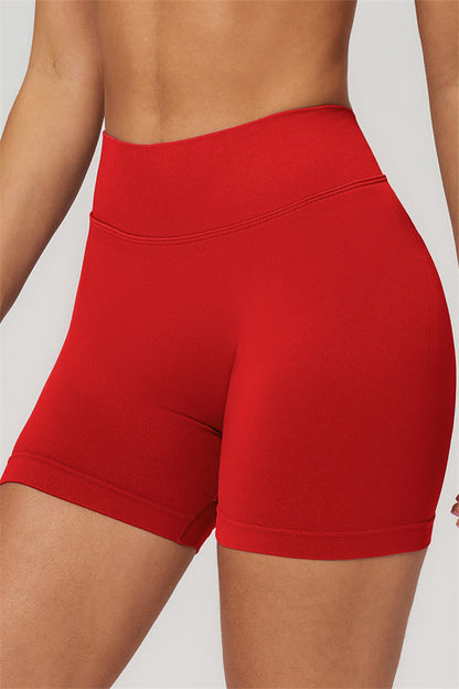 One-Shoulder Sports Bra Shorts 2-Piece Set