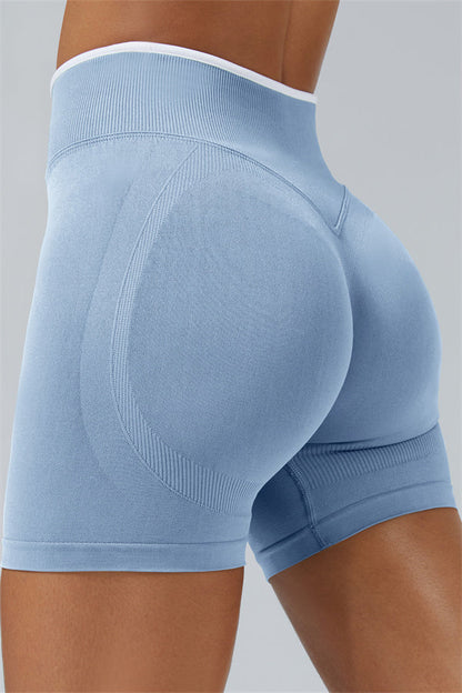 Long Sleeve Crop top Shorts 2-Piece Set