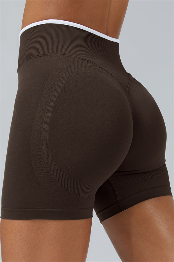 Long Sleeve Crop top Shorts 2-Piece Set