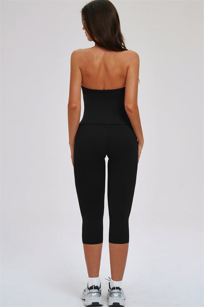 Tank Top Capri Leggings 2-Piece Set