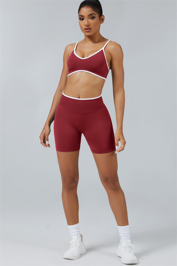 Sports Bra + Shorts 2-Piece Set