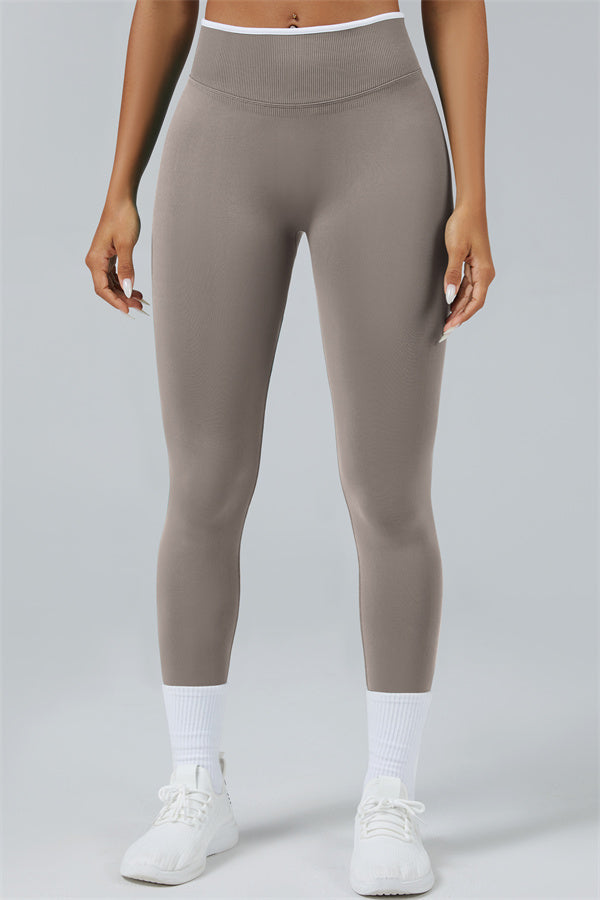 Long Sleeve + Crop Top Leggings 2-Piece Set