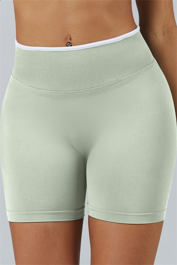 Long Sleeve Crop top Shorts 2-Piece Set