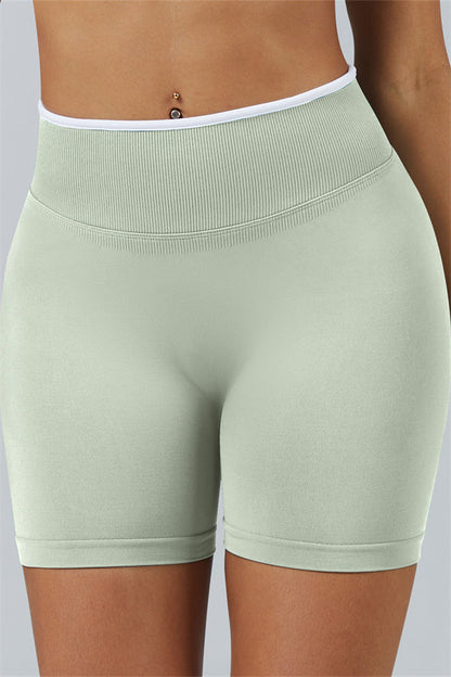 Long Sleeve Crop top Shorts 2-Piece Set