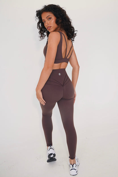 Quick Dry Coffee Yoga Legging
