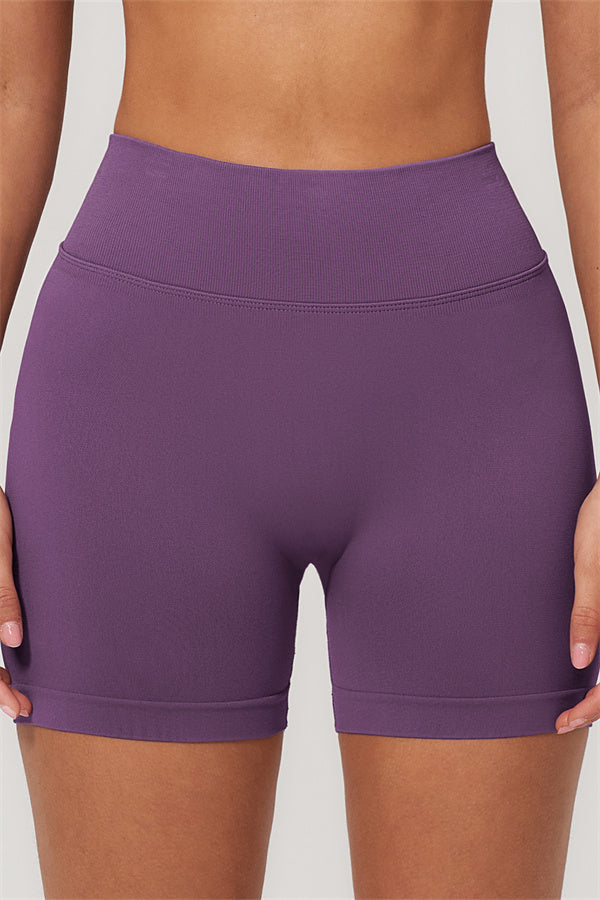 One-Shoulder Sports Bra Shorts 2-Piece Set