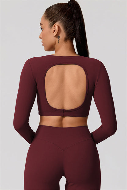 Long Sleeve Crop Top