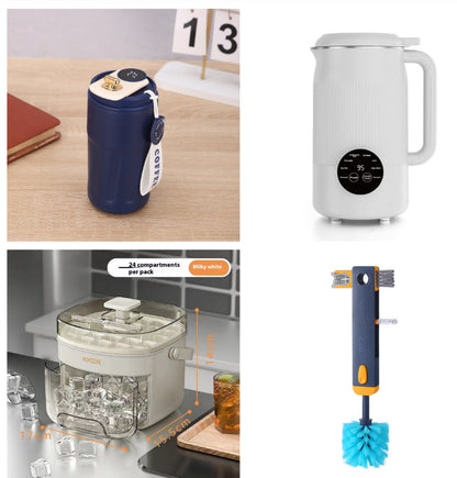 Smart Digital Thermal Bottle Portable Coffee Mug -Stainless Steel