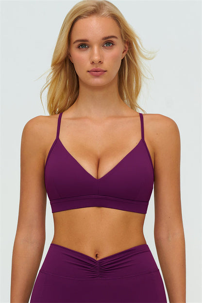 Y-Back Sports Bra Shorts 2-Piece Set