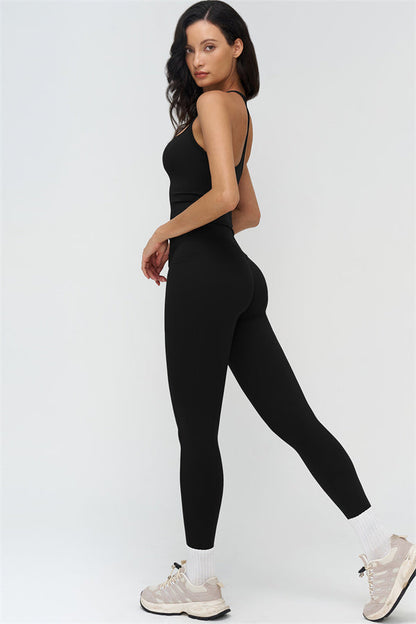 Crop Top + Leggings 2-Piece Set