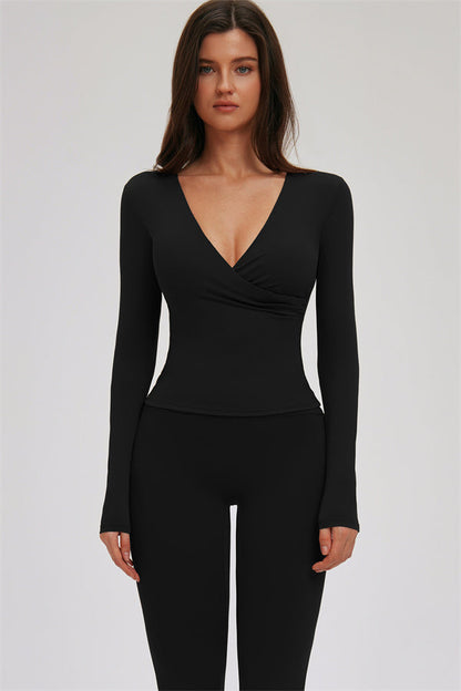 Long Sleeve Capri Leggings 2-Piece Set