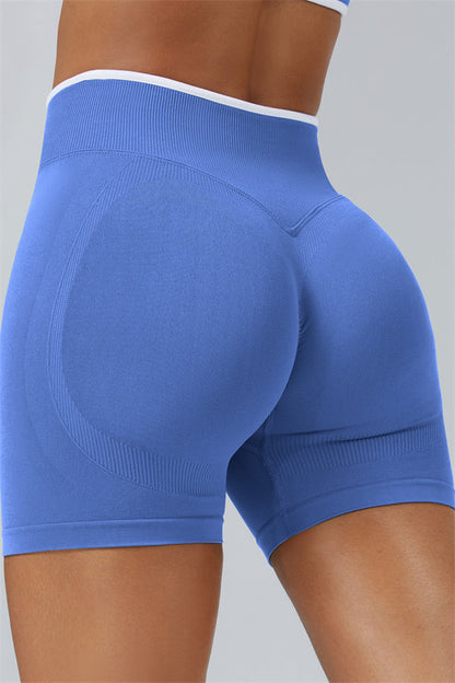 Long Sleeve Crop top Shorts 2-Piece Set
