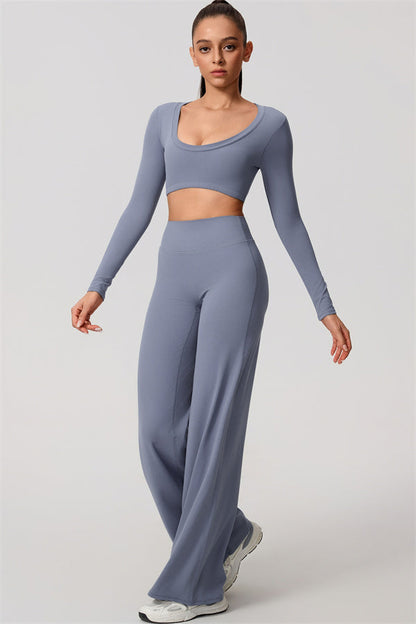 Long Sleeve Crop Top