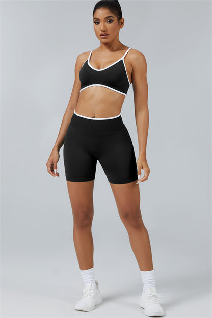Sports Bra + Shorts 2-Piece Set