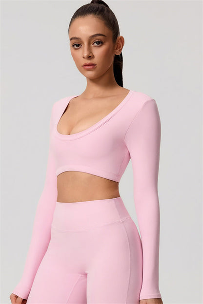 Long Sleeve Crop Top