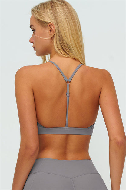 Y-Back Sports Bra Shorts 2-Piece Set
