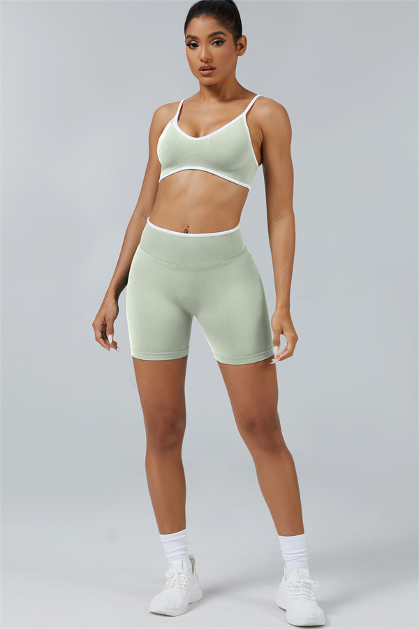 Sports Bra + Shorts 2-Piece Set