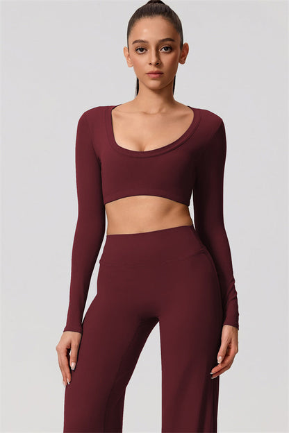 Long Sleeve Crop Top