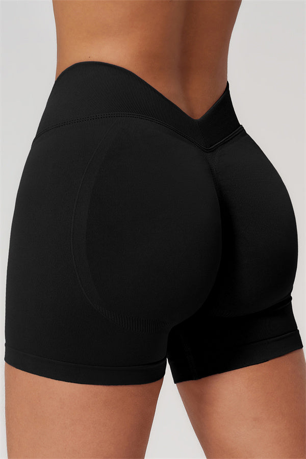 One-Shoulder Sports Bra Shorts 2-Piece Set