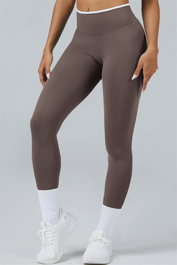 Long Sleeve + Crop Top Leggings 2-Piece Set