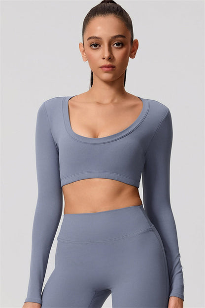 Long Sleeve Crop Top