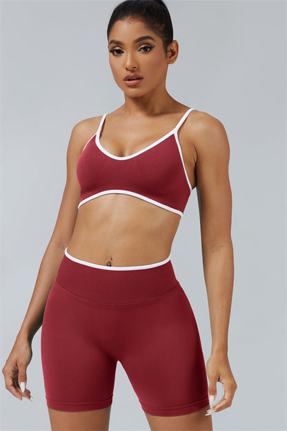 Sports Bra + Shorts 2-Piece Set