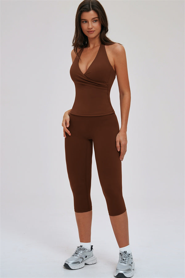 Tank Top Capri Leggings 2-Piece Set