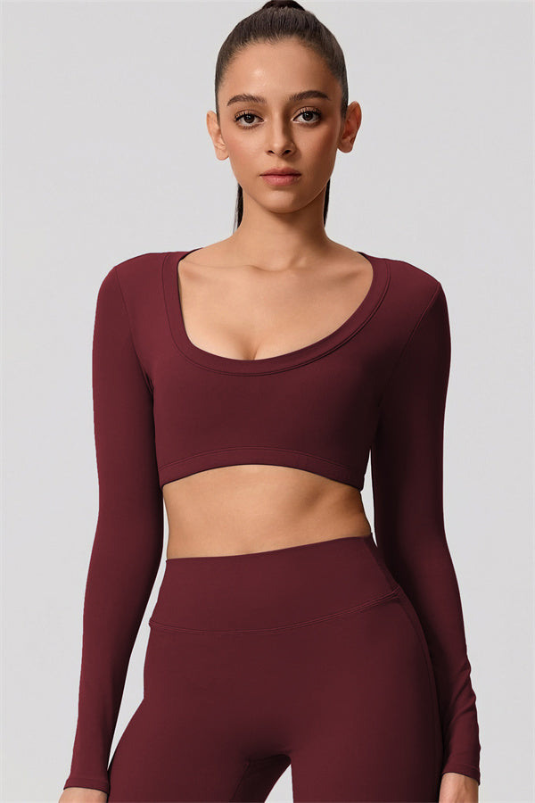 Long Sleeve Crop Top
