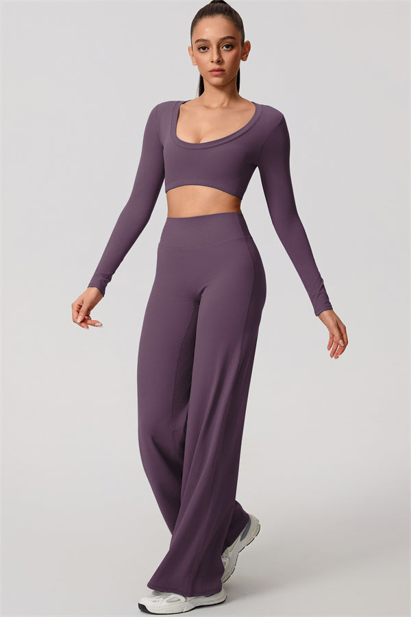 Long Sleeve Crop Top