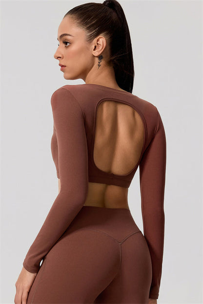 Long Sleeve Crop Top