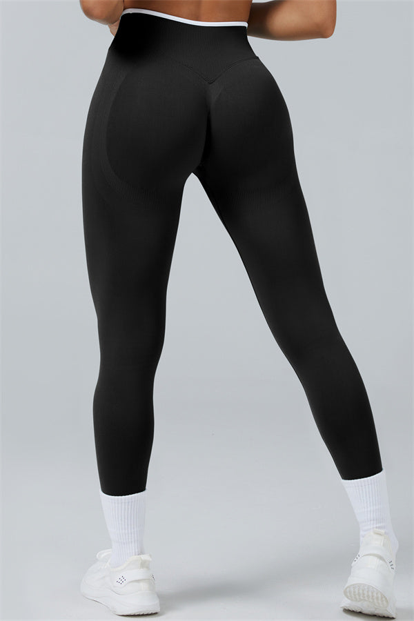 Long Sleeve + Crop Top Leggings 2-Piece Set