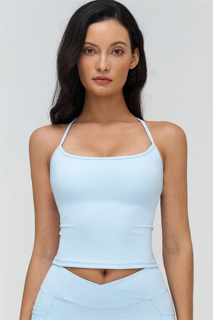 Crop Top + Leggings 2-Piece Set