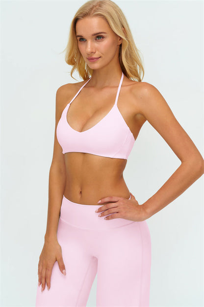 Sports Bra + New Straight Leg Pants 2-Piece Set