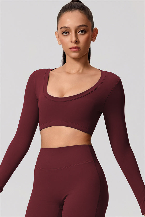 Long Sleeve Crop Top