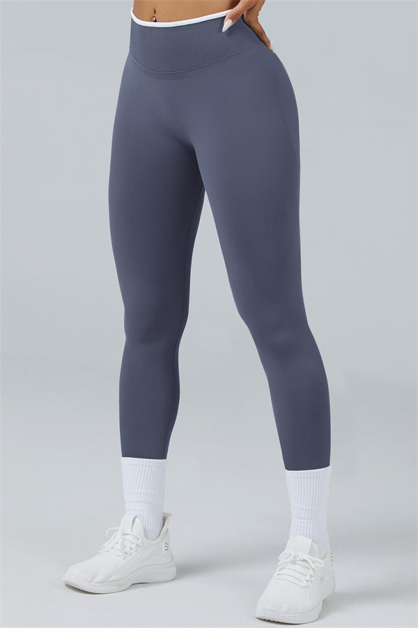 Long Sleeve + Crop Top Leggings 2-Piece Set