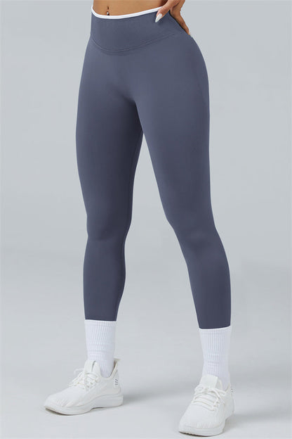 Long Sleeve + Crop Top Leggings 2-Piece Set