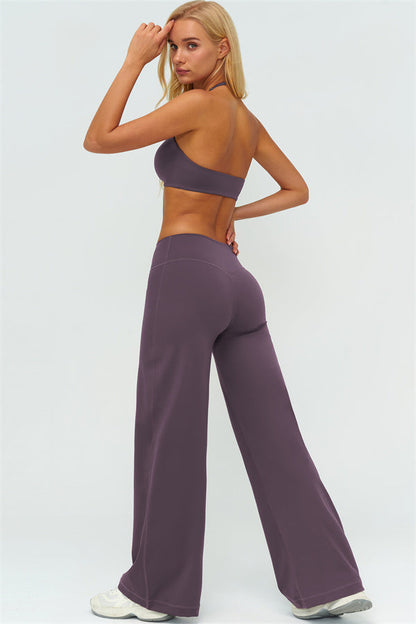 Sports Bra + New Straight Leg Pants 2-Piece Set