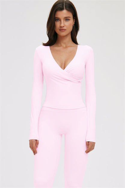 Long Sleeve Capri Leggings 2-Piece Set