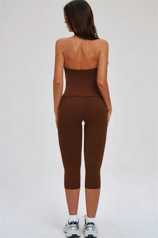 Tank Top Capri Leggings 2-Piece Set