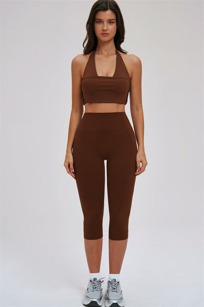 Tank Top Capri Leggings 2-Piece Set