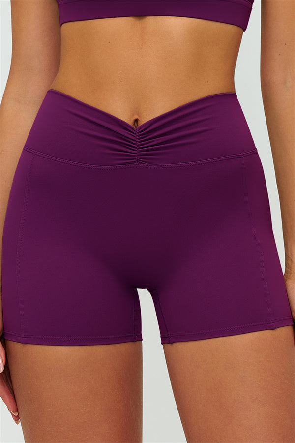 Y-Back Sports Bra Shorts 2-Piece Set