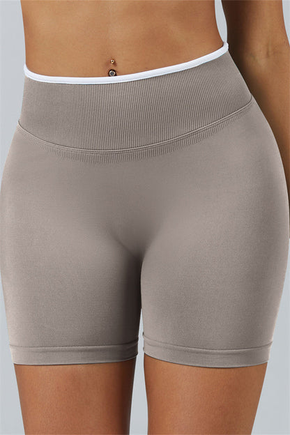 Long Sleeve Crop top Shorts 2-Piece Set