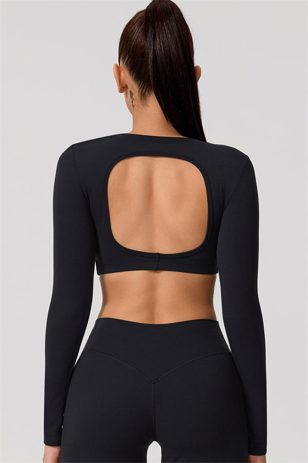 Long Sleeve Crop Top